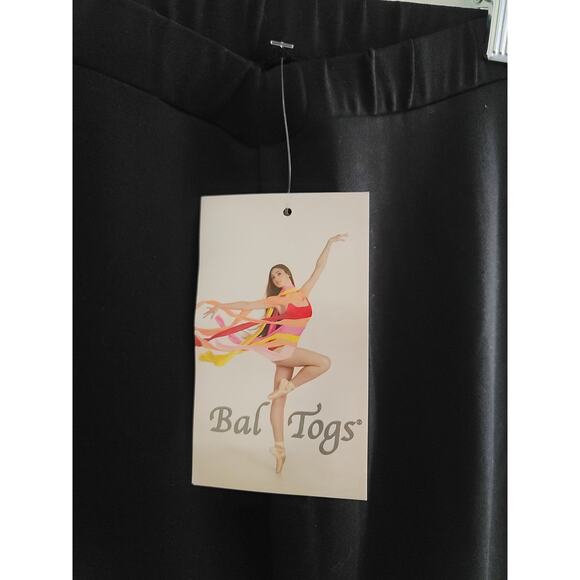 Baltogs Spandex Pull-On Straight Dance Pants Black P Long NEW - Picture 6 of 6